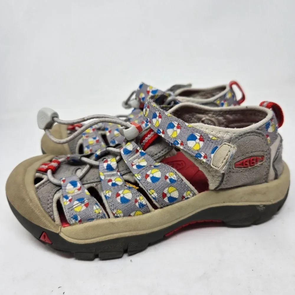 KEEN Newport H2 Sport Water Sandals Kids Size 13 Gray Beach Ball Washable Unisex